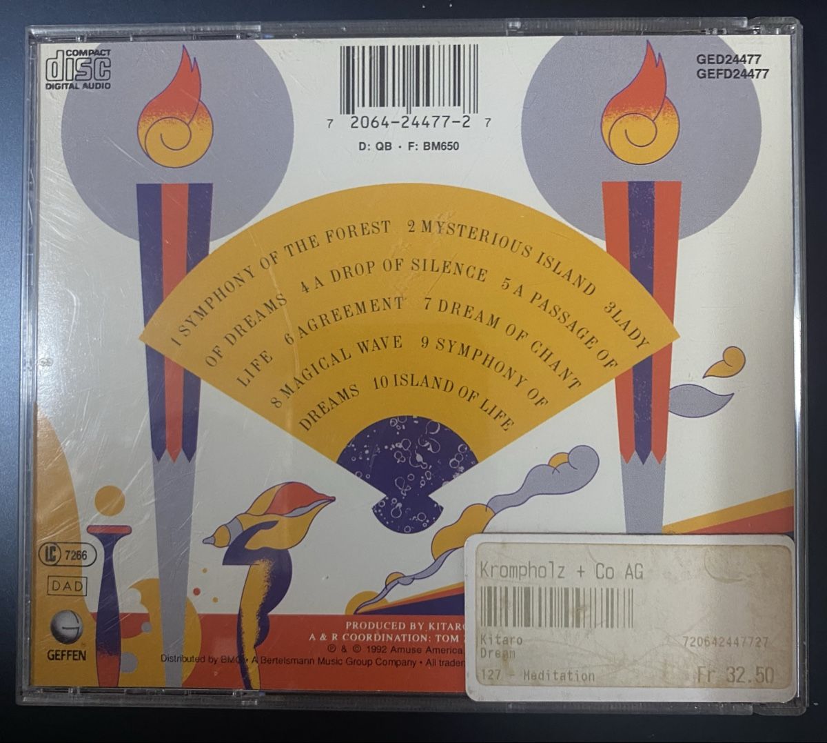 CD: Kitaro - Dream CD - Chillout - Top – Usato da Muri b. Bern venduto da AdidasCollector 1