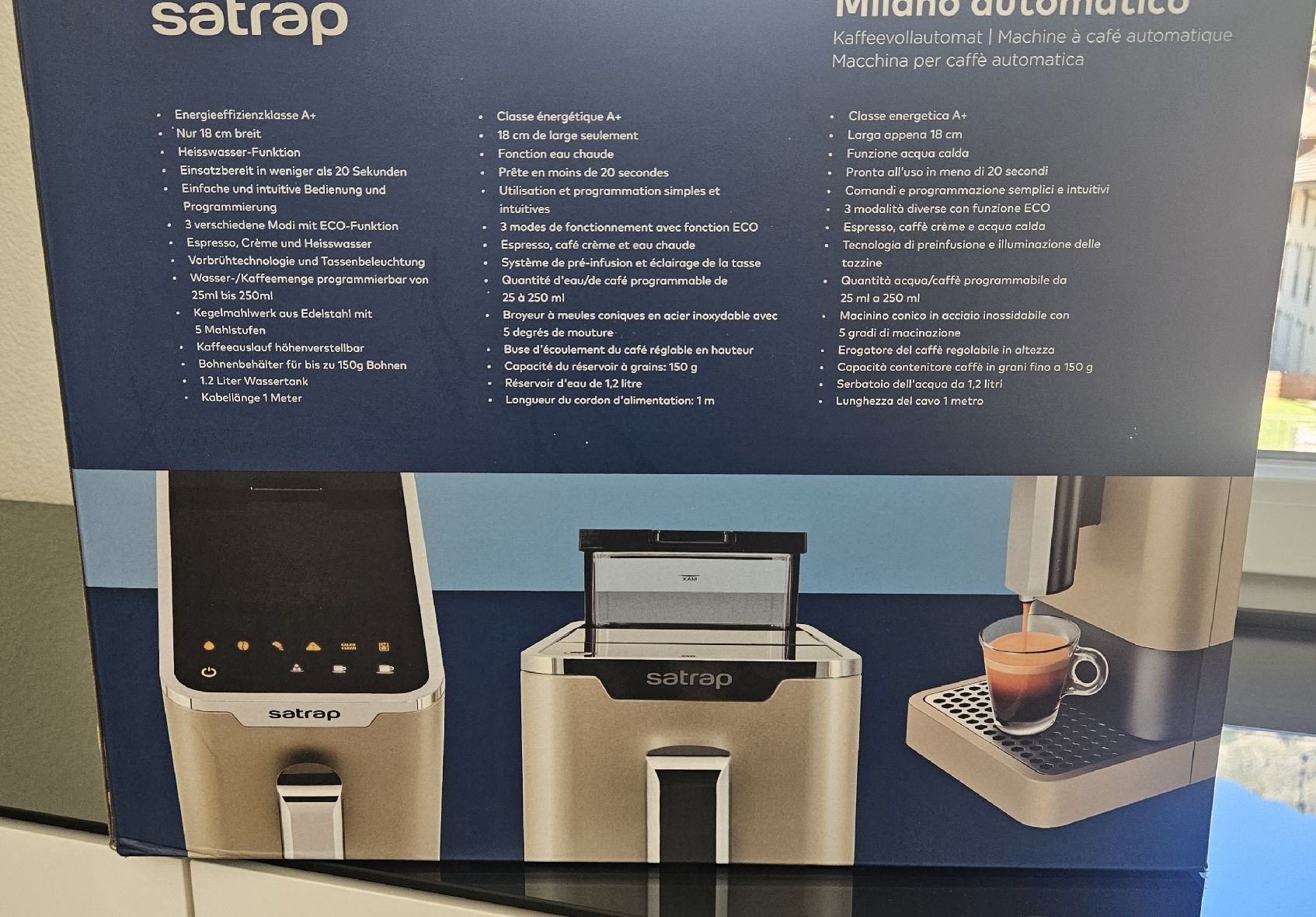 Macchine per caffè & Macchine per espresso: Satrap Milano Automatico Kaffeevollautomat  – Nuovo (secondo la descrizione) da Brienz BE venduto da Hundjolie 1