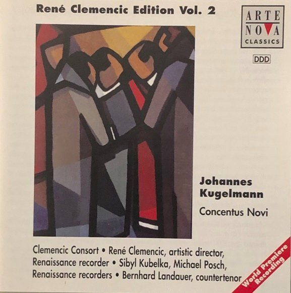CD: Johannes Kugelmann - Concentus Novi – Usato da Grüningen venduto da azulblanco