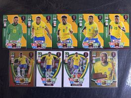 PANINI - Adrenalyn XL Qatar 22 / 9x Brasilien Karten / 1Fr.!