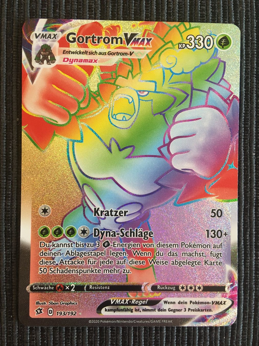 Pokémon Carte collezionabili: Pokemon Gortrom Vmax Rainbow Clash der Rebellen DE – Nuovo (secondo la descrizione) da Wabern venduto da Collectfun
