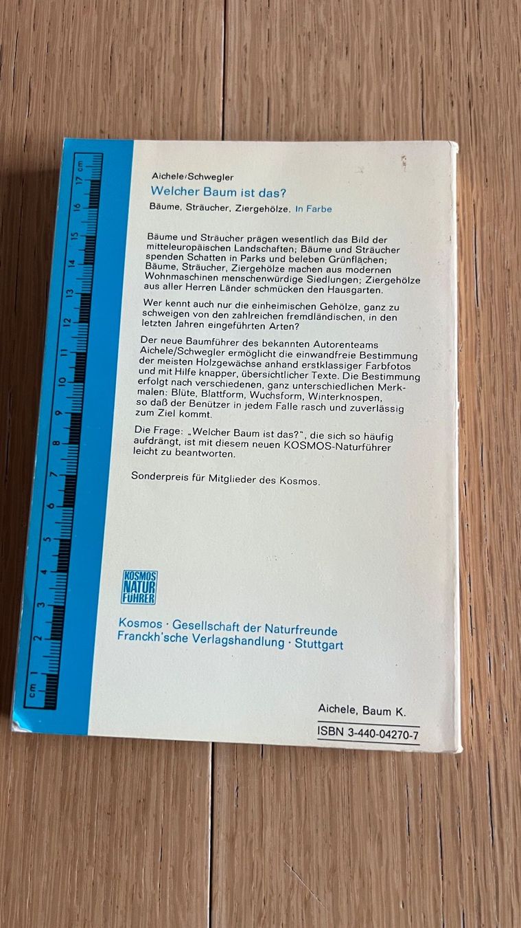 Libri: Welcher Baum ist das? Baumbestimmung 1976 – Usato da Schübelbach venduto da Dolly990_2 1