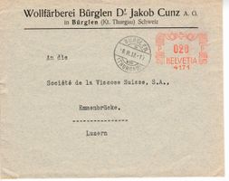Brief, Bürglen Thurgau 1932