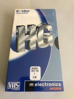 VHS Video Kassette E-180 High Grade Neu & OVP Migros