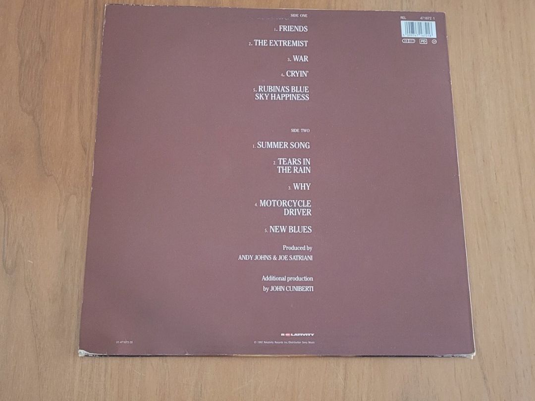 Dischi in vinile: LP  Joe Satriani – Usato da Martigny venduto da MZ-67 1
