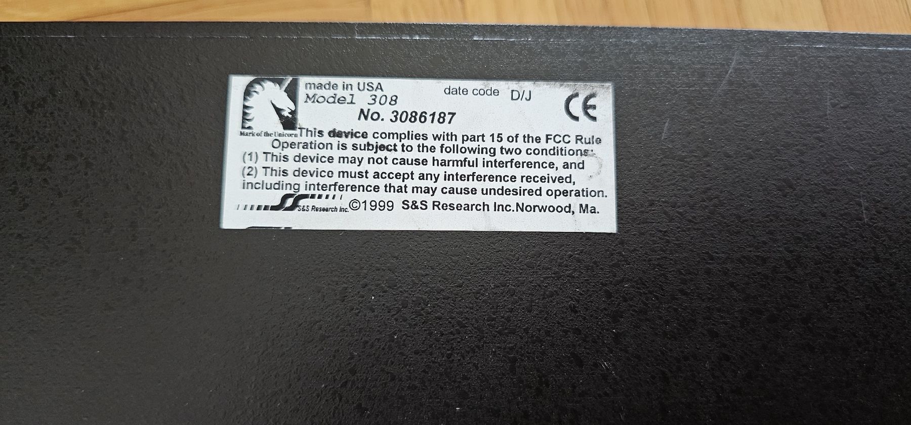 Convertitori: MOTU 308 Audio Interface stand-alone format converter – Usato da Geneve venduto da T36 2