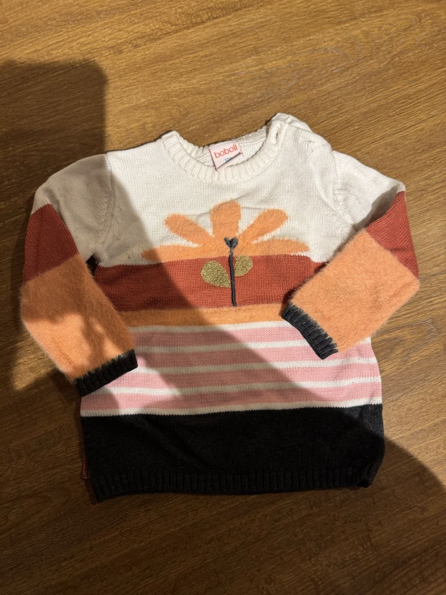 Pullover & Sweatshirts: Pull Bébé Fille Boboli Motif Fleur – Gebraucht aus Erde von Kitkatekate
