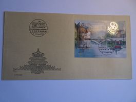 1998 auf Seidenkuvert