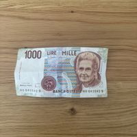 1000 Lire Italienischer Geldschein