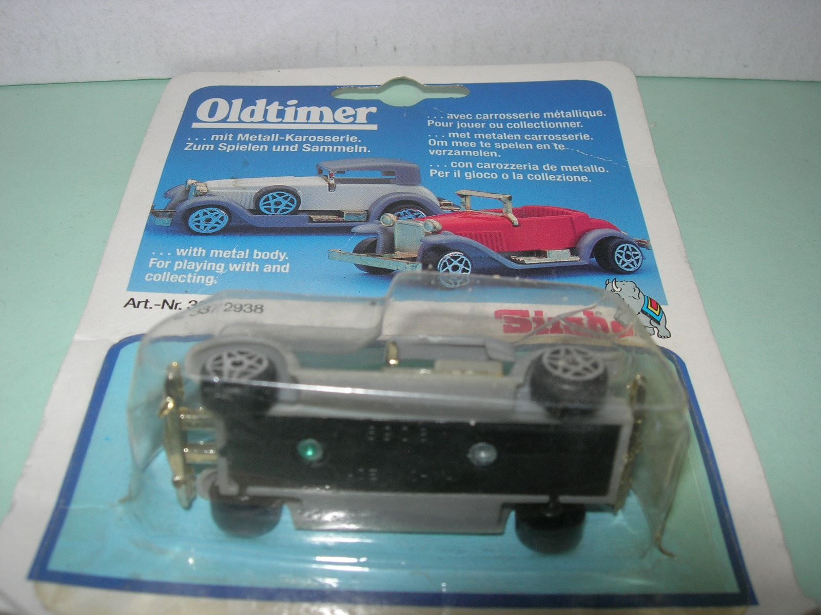 Modellini d'auto: Simba Oldtimer, Modellauto grün im OVP, Nr. 337 2938 – Nuovo e nell'imballaggio originale da Hornussen venduto da Corvette- 3