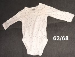Baby Body Gr. 62/68 mit Sternen - Langarm
