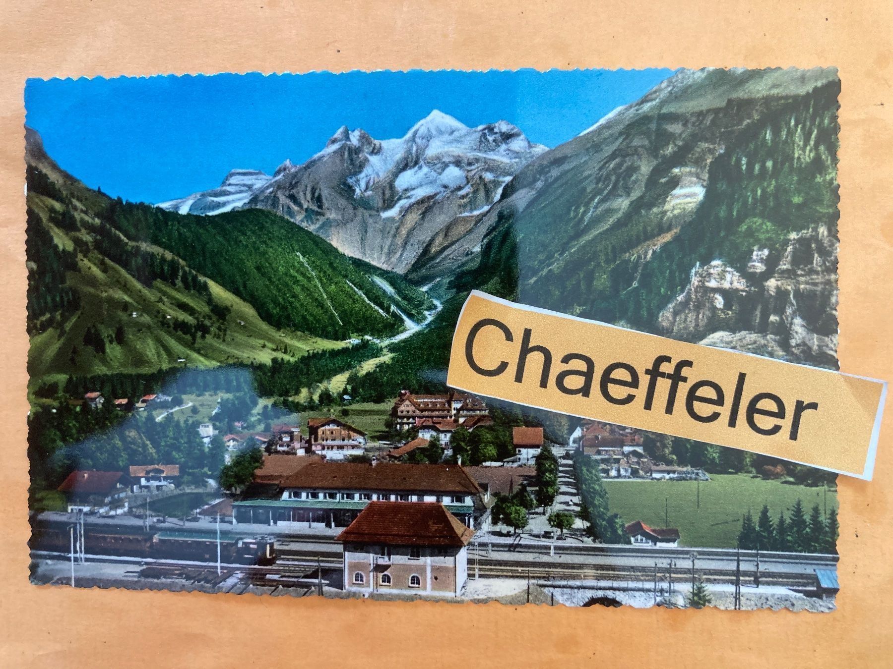 Cartes postales: Kandersteg mit Blümlisalp – D'occasion à Zürich par Chaeffeler