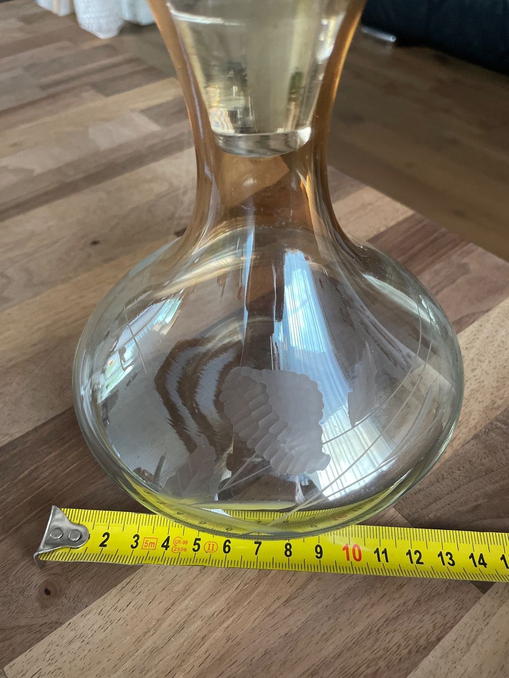 Karaffen: schöne Glaskaraffe Balestri Kristallglas Vintage – Gebraucht aus Flawil von Mito97 4