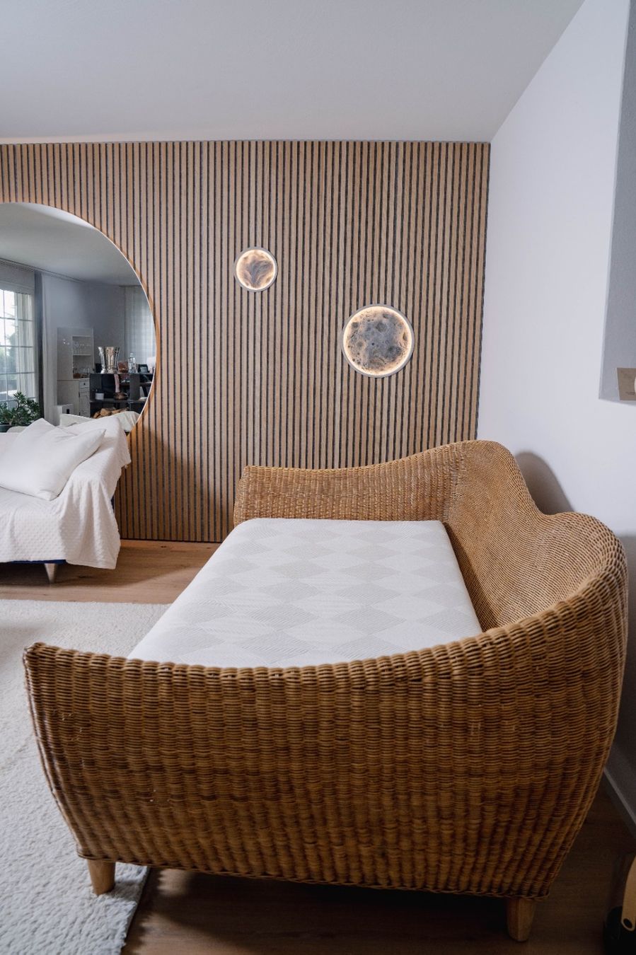 Sofas: Rattan Sofa Eierschalenweiss – D'occasion à Büron par rrooxxxy 2