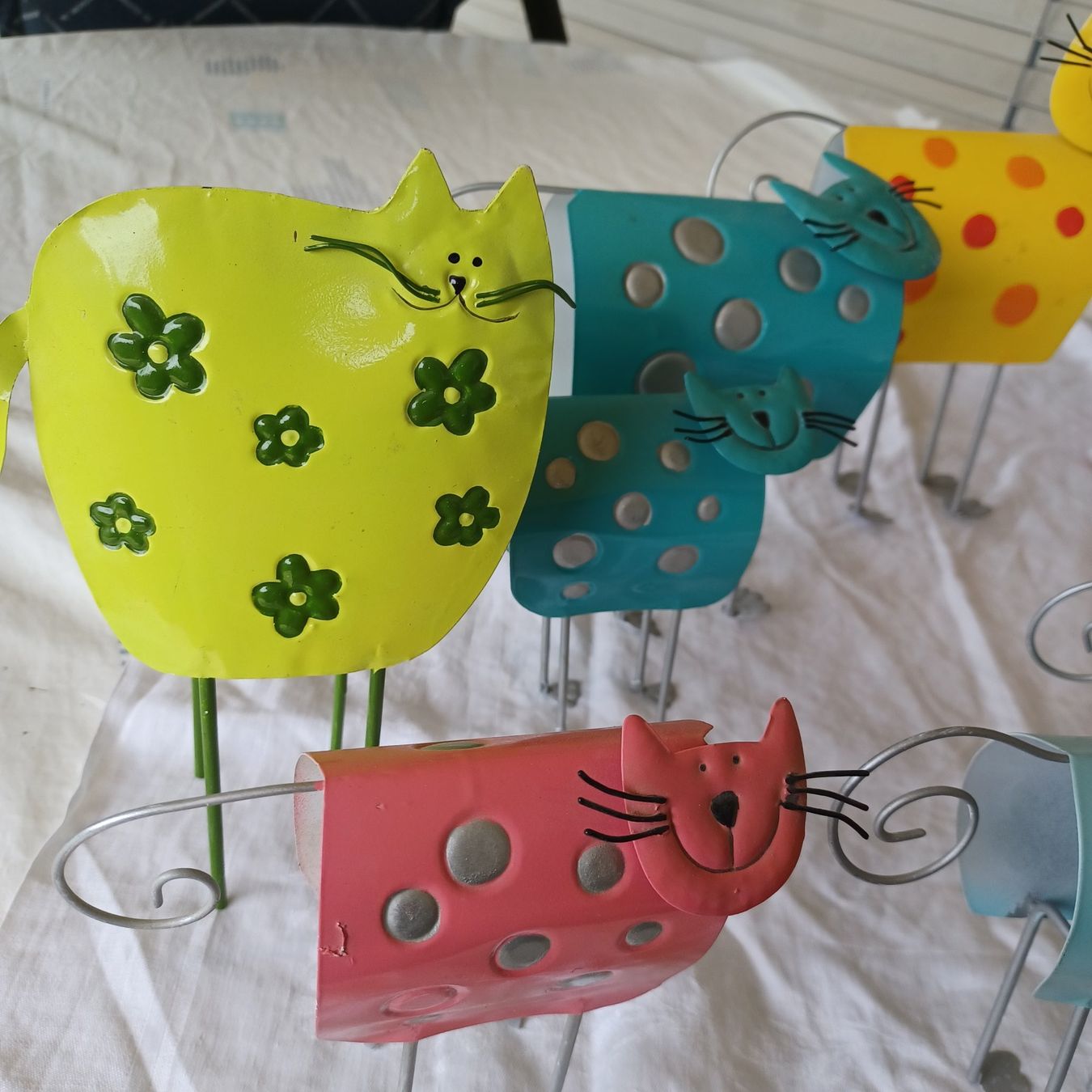 Tutte le decorazioni: 11 lustige Blechkatzen – Usato da Abtwil SG venduto da luupsy 1