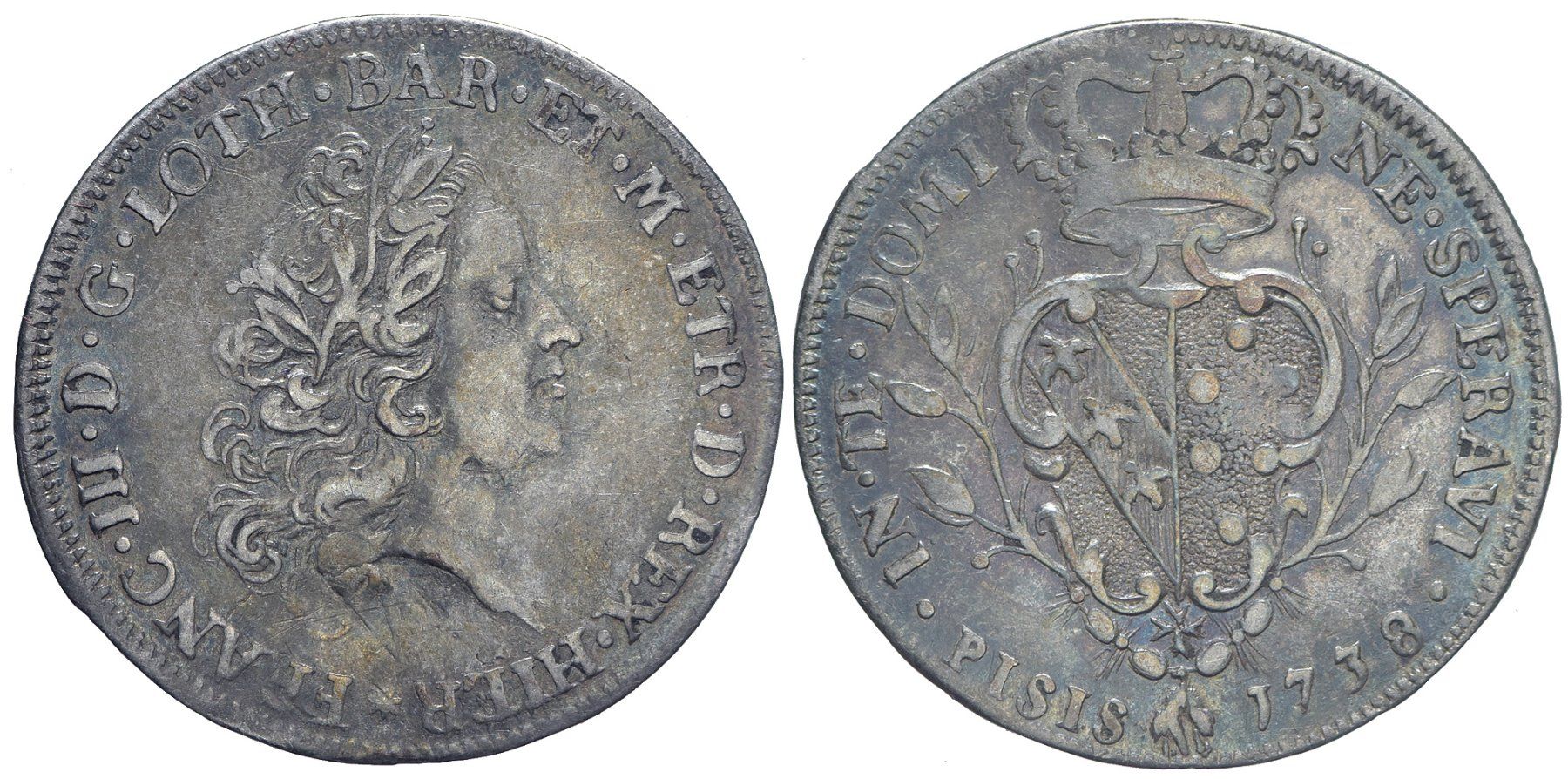 Alle Münzen: Florenz, 1 Paolo 1738 – Gebraucht aus Chiasso von Novamarketing