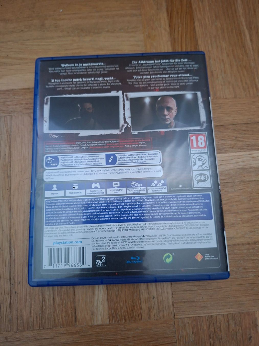 Giochi: PS4 The Inpatient – Usato da St. Gallen venduto da brat01 2