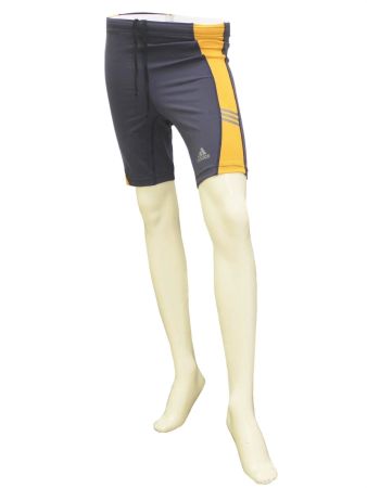 adidas Damen Leggins Laufhose Sportleggins/grau, orange/Gr.L