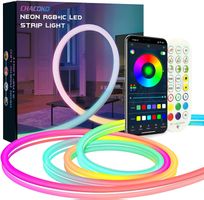 RGB LED Strip Neon Streifen 3m App Timer Music Sync IP65