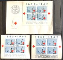 1963/ 100 Jahre Int.Rotes Kreuz FDC + Block ** und Gest.