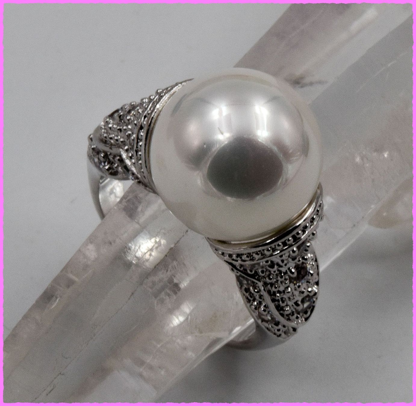 Anelli: Muschelkern Perlen Ring – Nuovo e nell'imballaggio originale da Oberglatt ZH venduto da Diamond-Girl 1