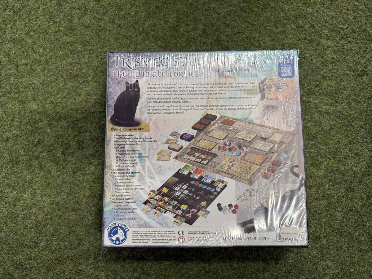 Giochi: Trismegistus Brettspiel – Nuovo e nell'imballaggio originale da Zürich venduto da cpthamandeggs 1