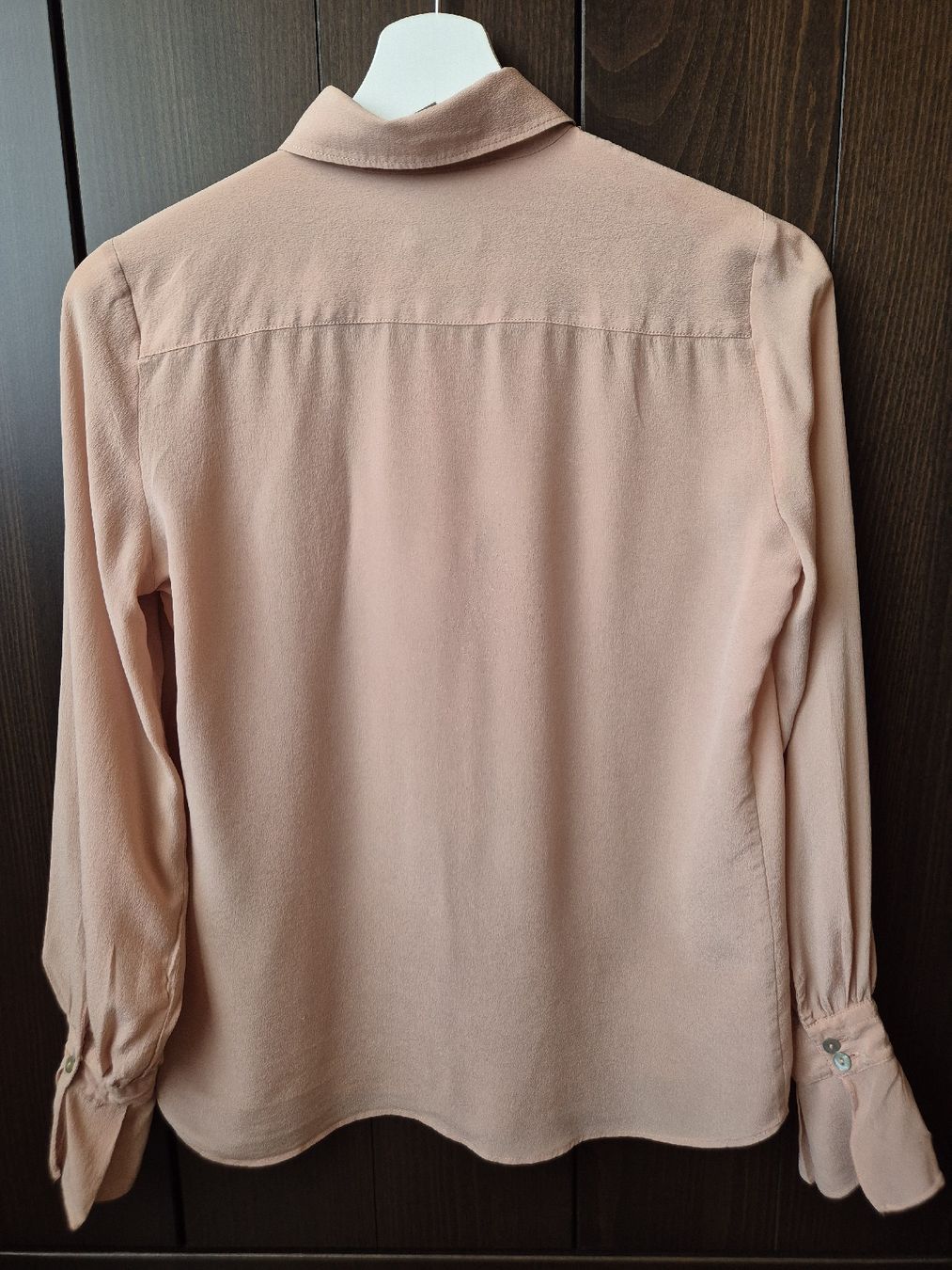 Camicette: Camicetta Snob Seiden-Bluse Langarm Nude-Rosa Gr. S – Usato da Affoltern am Albis venduto da Diana888 1