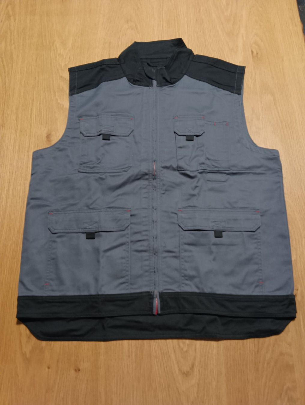 Gilet & Giacche: Arbeitsweste Herren grau XXL NEU – Nuovo e nell'imballaggio originale da Densbüren venduto da H-76