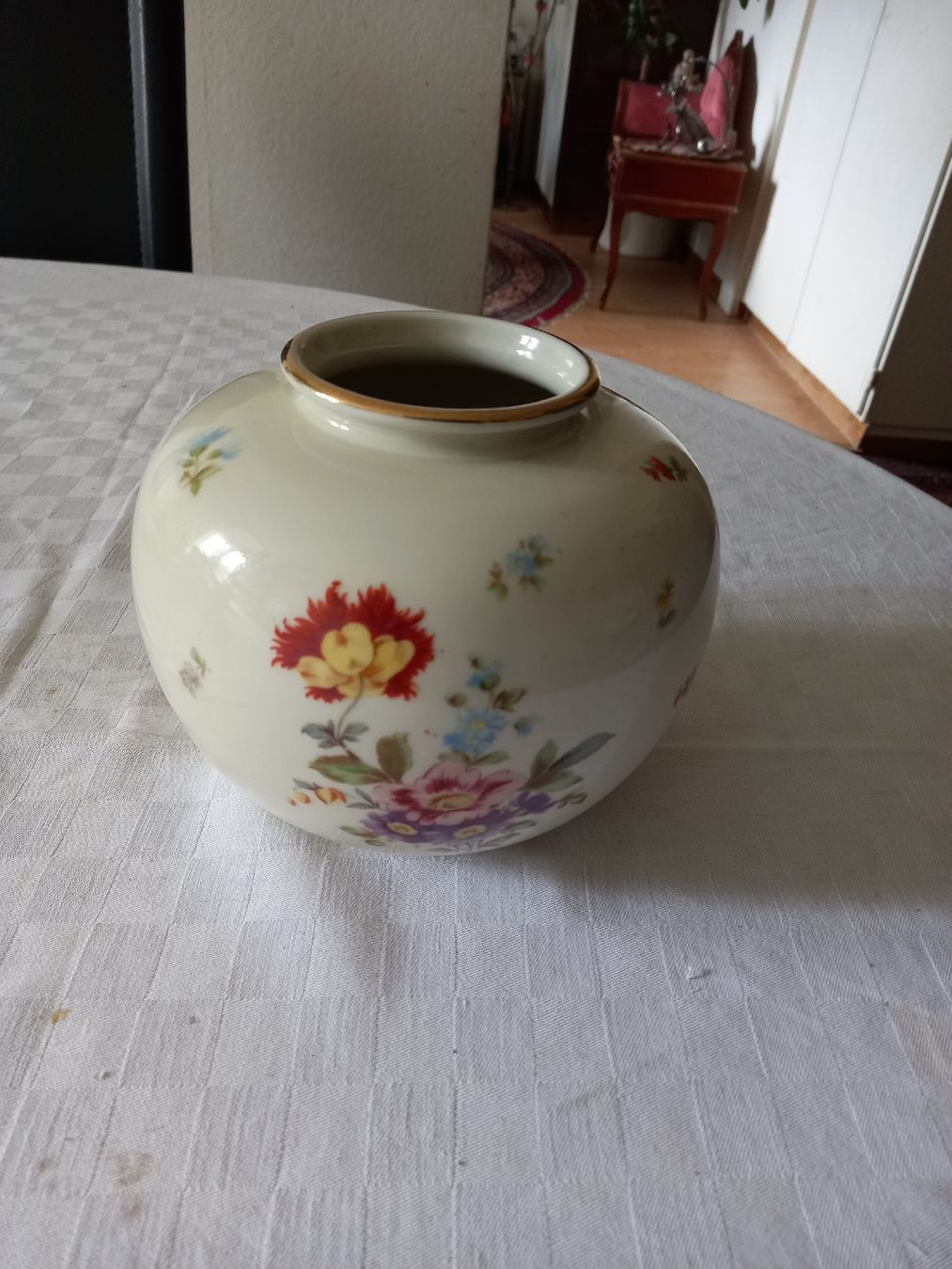 Vasi & Recipienti: 1943 Handgemalt Swiss Langenthal Vase – Usato da Bern venduto da Imamrashed