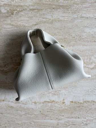 Polène Numéro Neuf Mini handbag cream pebble leather