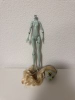 Monster High Frankie Stein doll body with head detached
