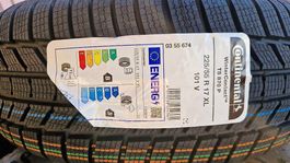 4 Winterpneus Continental WinterContakt TS 870 P 225/55 R 17