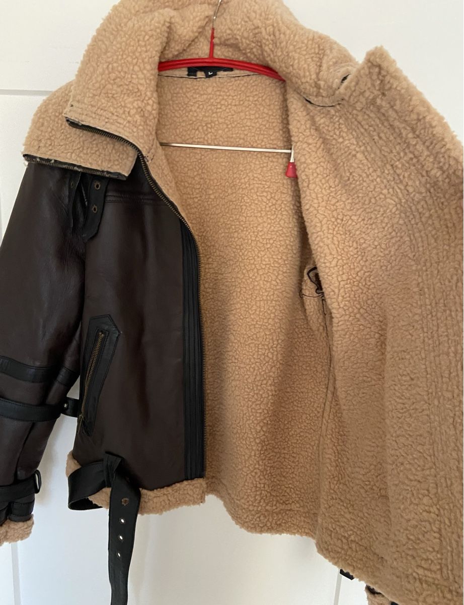 Giacche: Bomberjacke Lederjacke Aviator Gr.S- Neuwertig! – Usato da Gossau venduto da Magic999 4