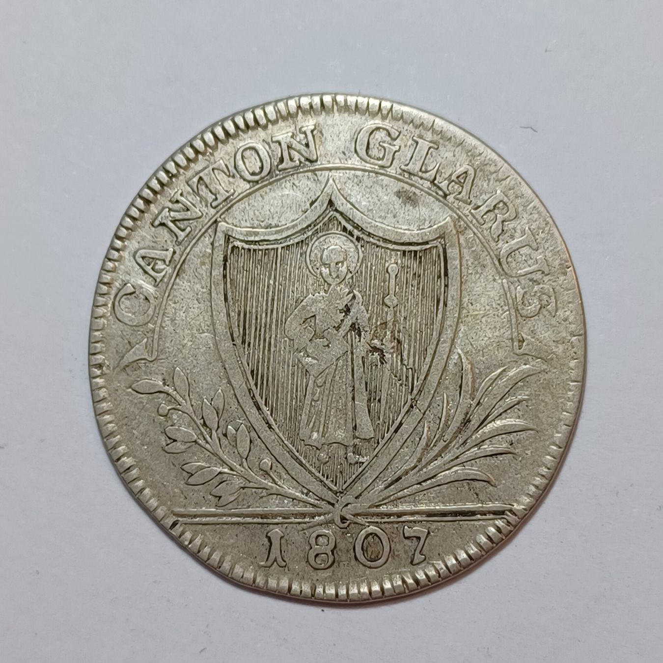 Tutti le monete: 15 Schillinge 1807 Glarus – Usato da Pfäffikon ZH venduto da Schweizer_Muenzen 1