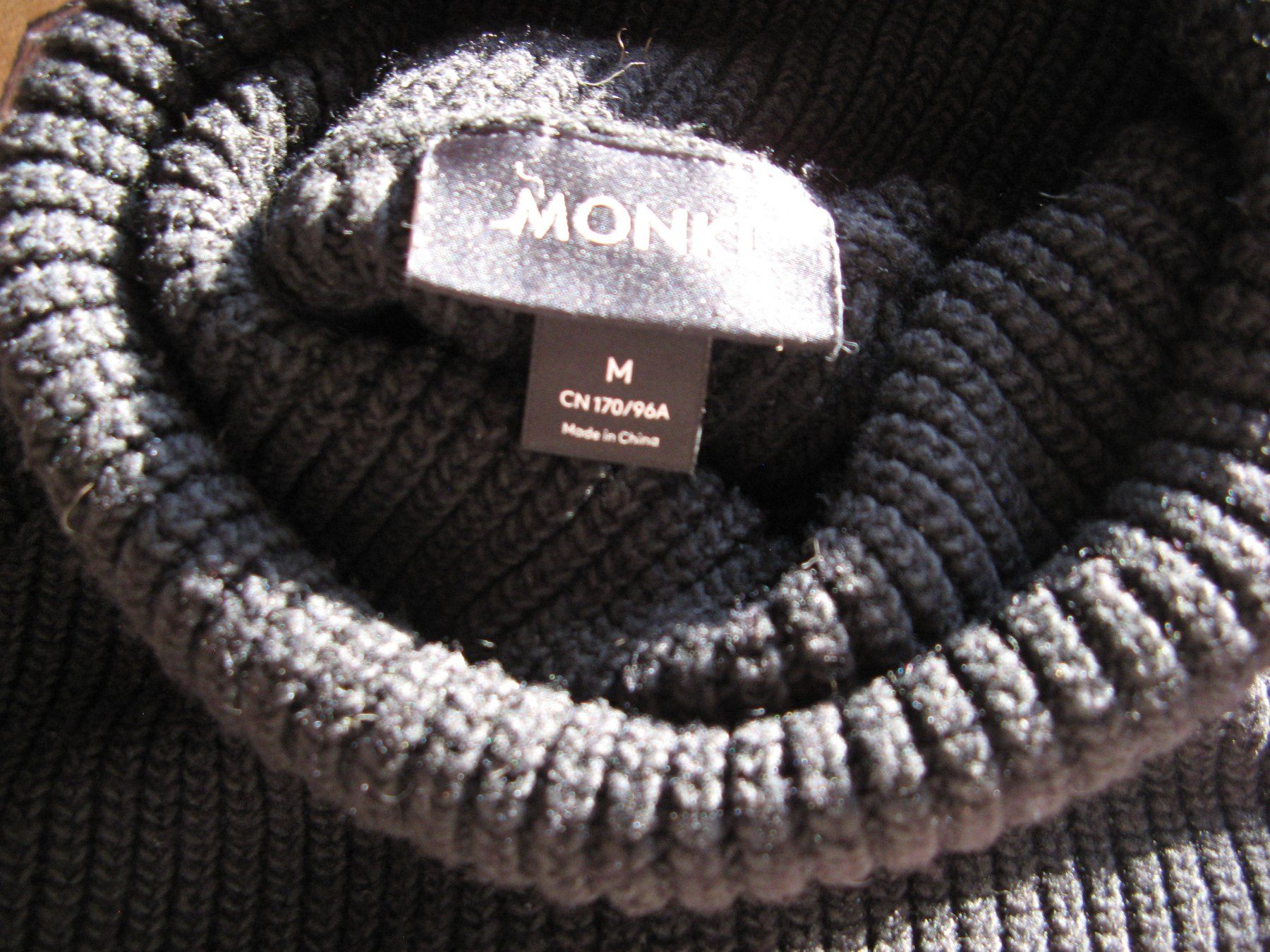 Monki Maglioni & Felpe: Pullover schwarz Gr. M von Monkl – Usato da Zürich venduto da apil 8