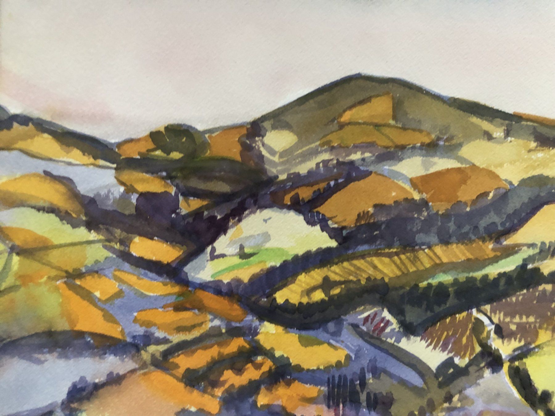 Dipinti: Gemälde - Aquarell - "Assisi" – Usato da Schaffhausen venduto da durruti 2