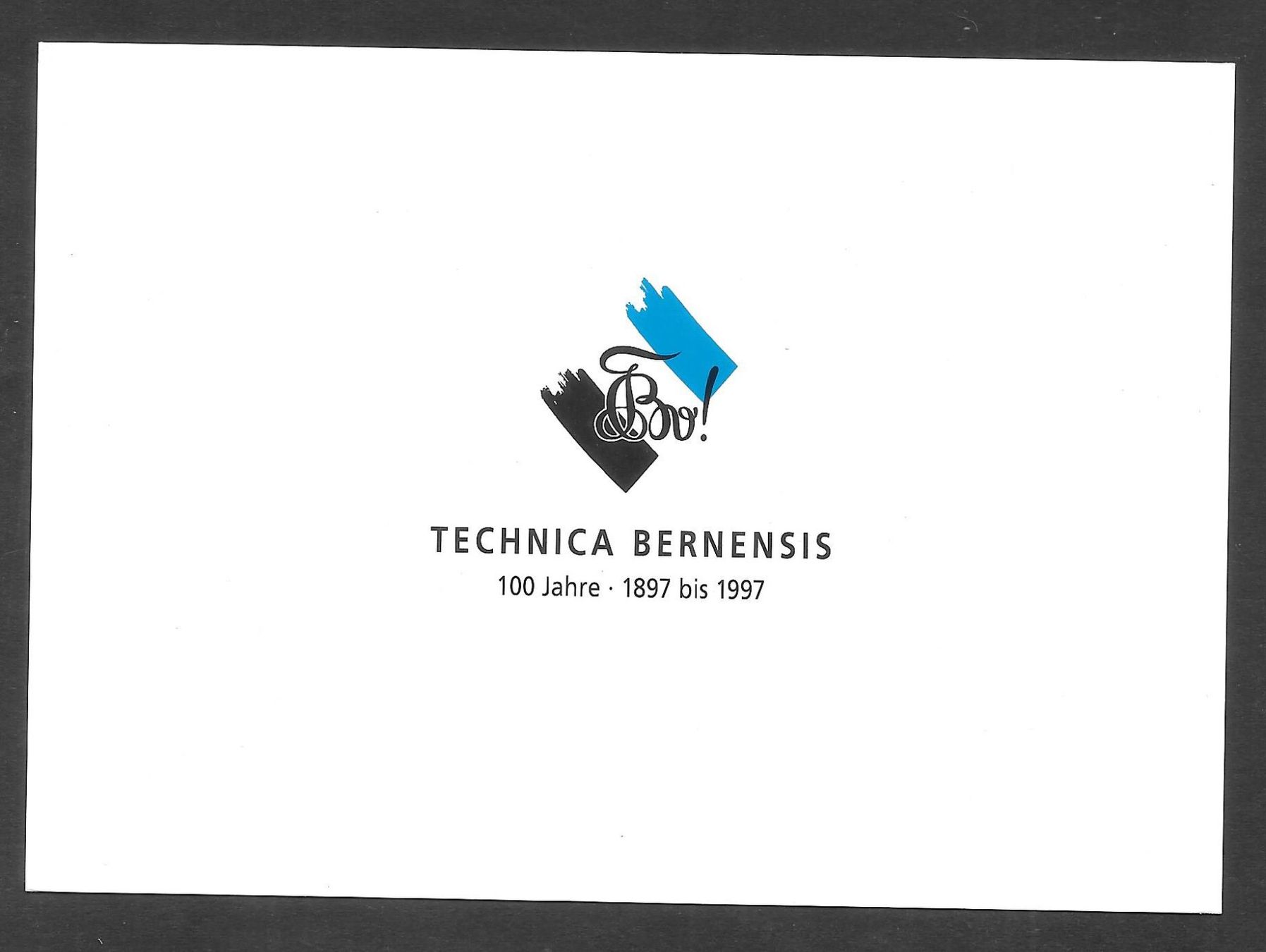 Cartoline postali: Studentenverbindung Technica Bernensis 1997 – Usato da Olten venduto da clotaldi