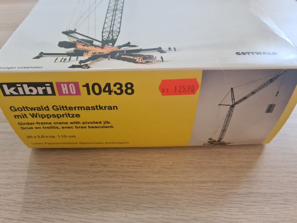 Kibri 10438 Gittermastkran H0 OVP NEU | Kaufen auf Ricardo