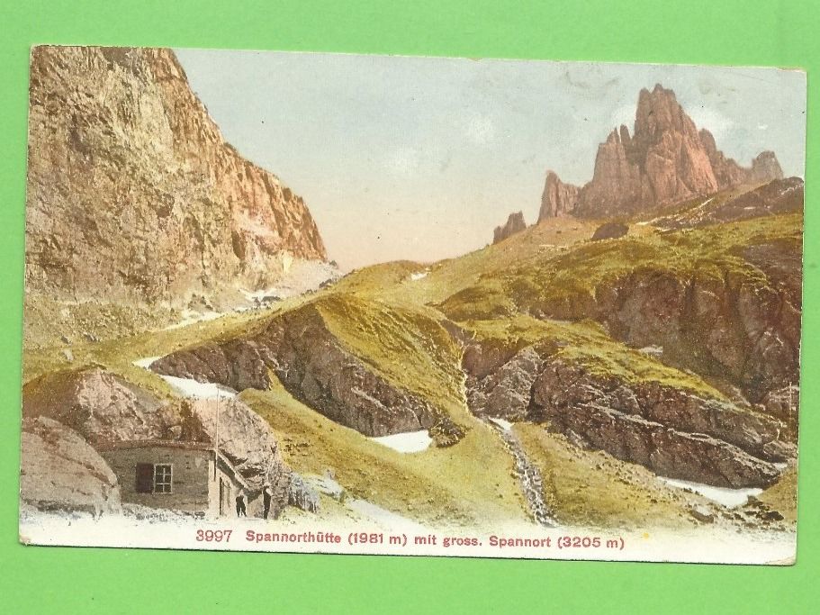 Cartoline postali: Spannorthütte mit gross. Spannort – Usato da Zürich venduto da t24_de