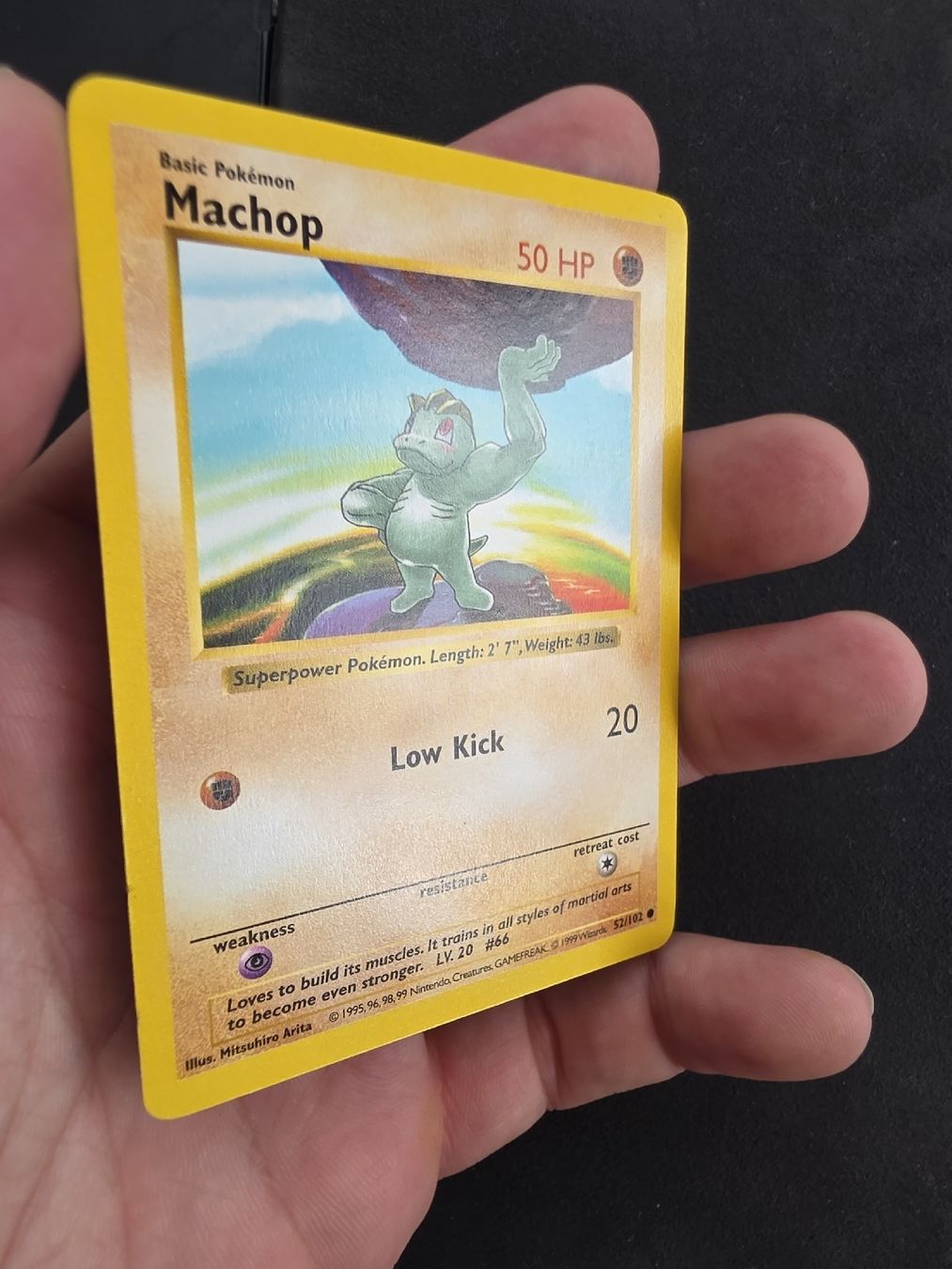 Pokémon Carte collezionabili: Pokemon Machop Karte Base Set Shadowless – Usato da oberbuchsiten venduto da thug4 1