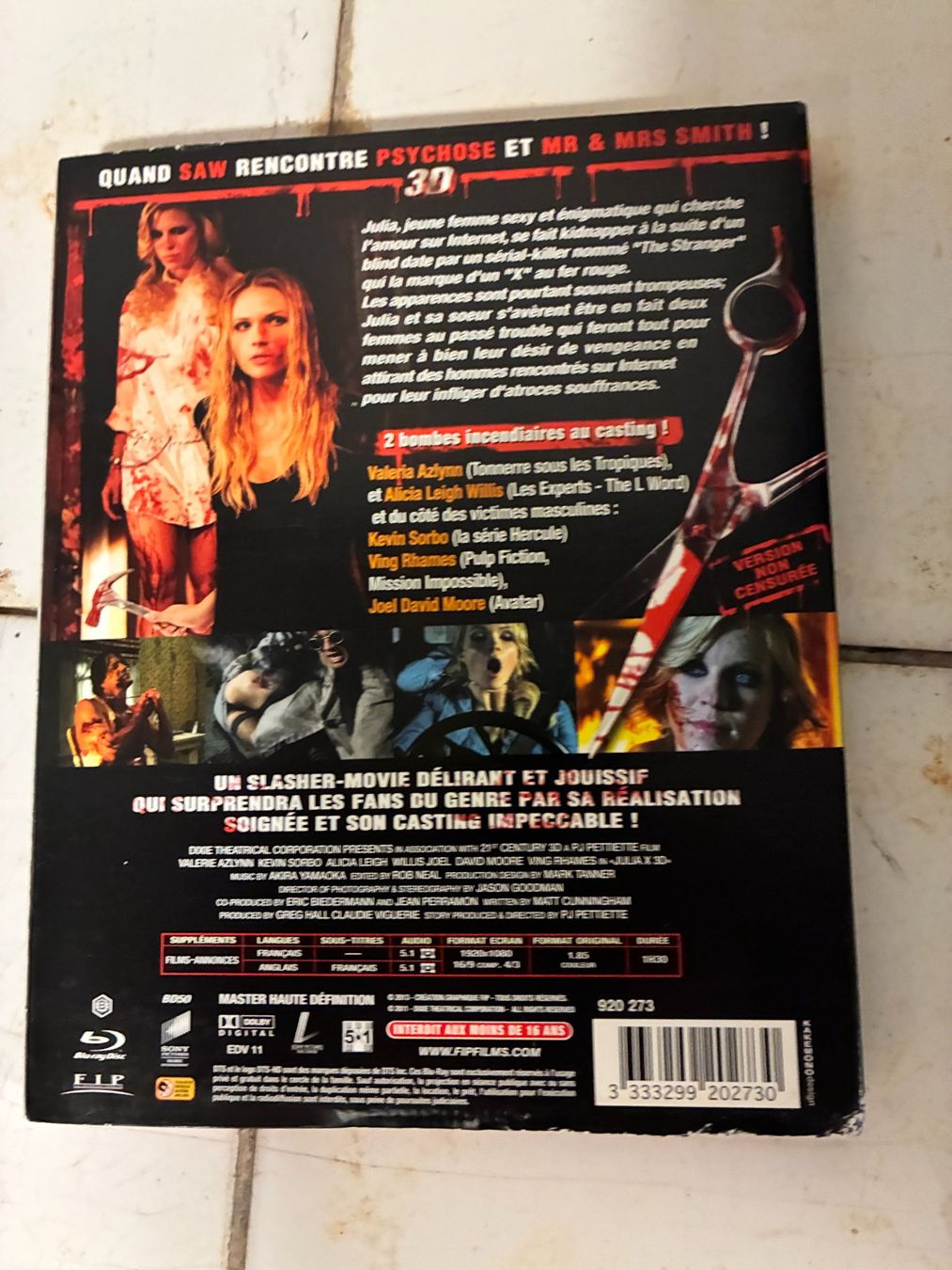 Tutti i DVDs: Julia X (2011, Blu-ray 3D/2D - Version intégrale ) – Usato da Vevey venduto da zecollector 1