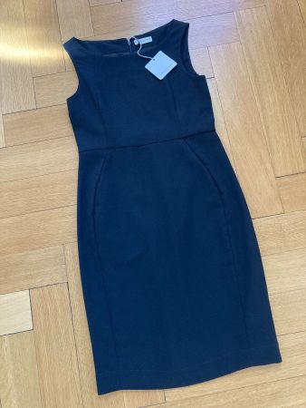 WUNDERBARES ROBERTO COLLINA BLACK DRESS, GR.S, VISKOSE, NEU!
