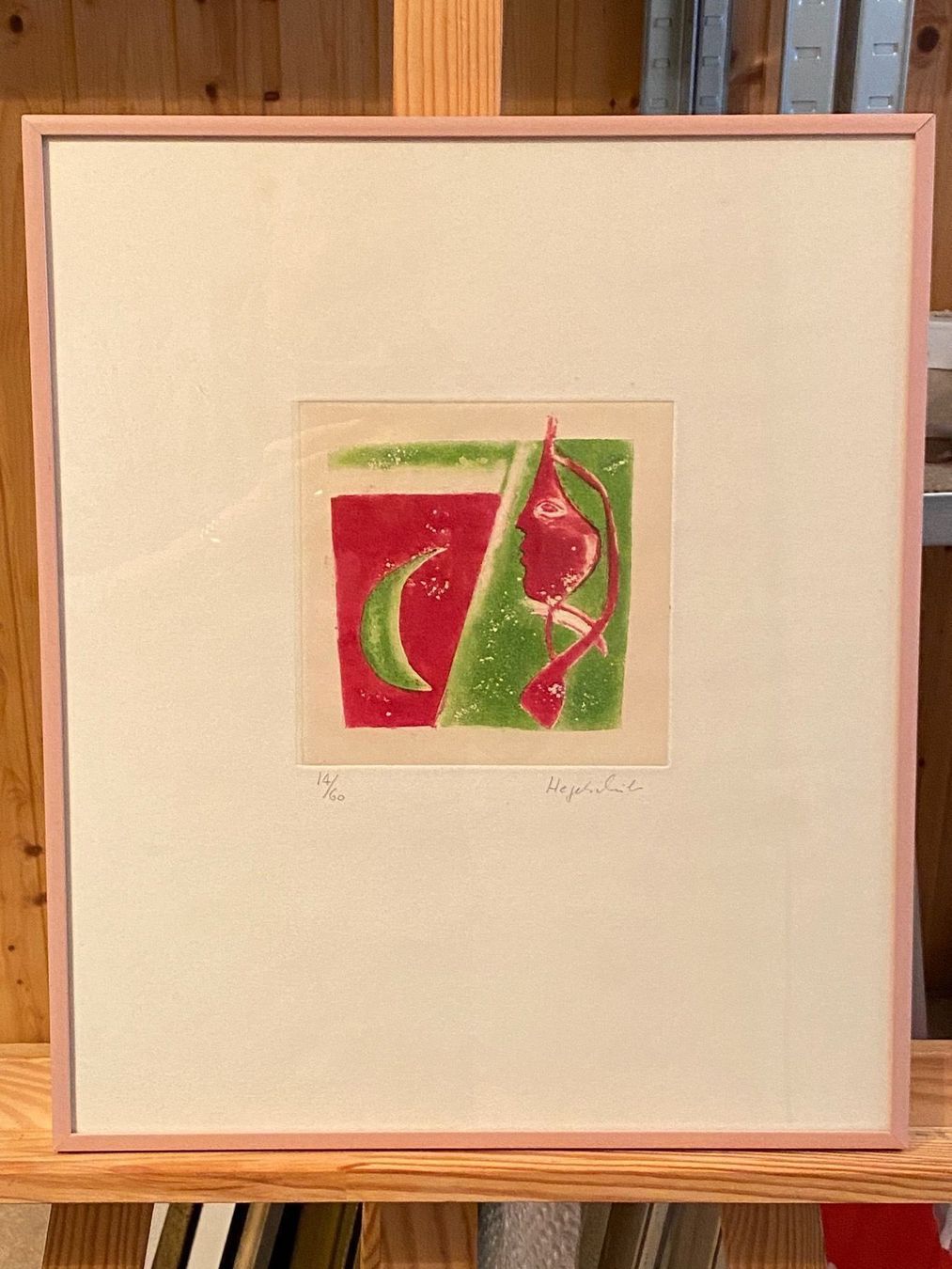 Grafica & Litografie: Max Hegetschweiler , Lithographie – Usato da Buochs venduto da Chreschte2