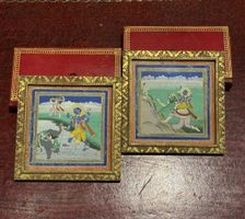 Zwei antike Miniaturen, Indien, 19./20. Jahrhundert