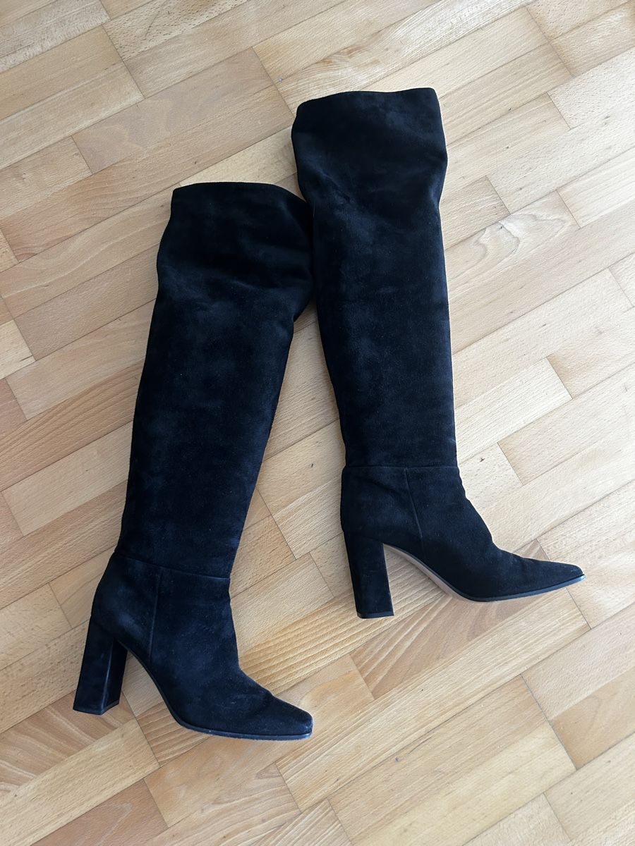 Gianvito Rossi Scarpe da donna: Wildlederstiefel von Gianvito Rossi – Usato da Zürich venduto da schregen
