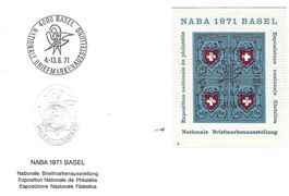 FDC  Viererblock 1971