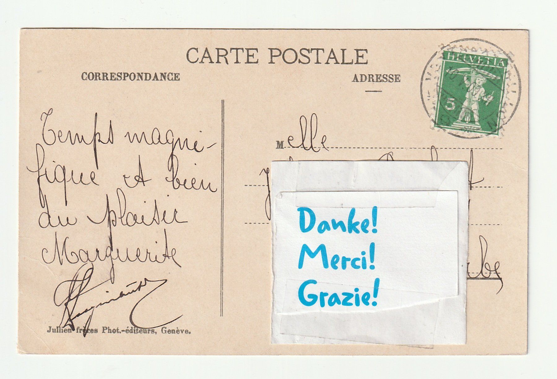 Cartoline postali: Handkolorierte Postkarte 1909,  Schlosses Chillon – Usato da St. Gallen venduto da Ricardo_Deals 1