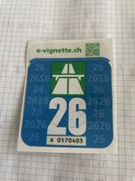 Autobahnvignette 2026 neu und unbenutzt