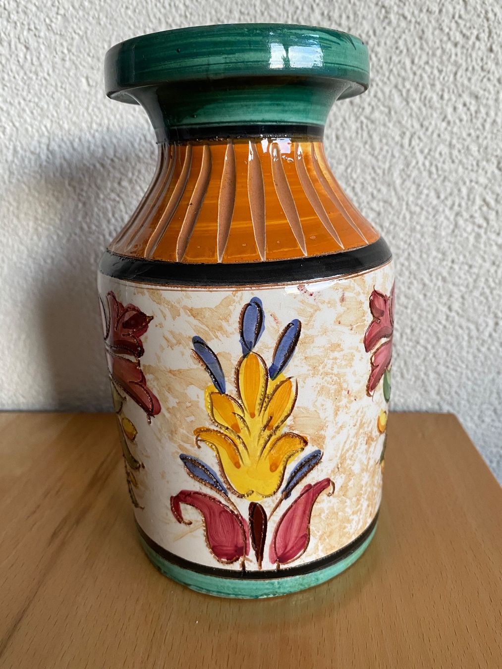 Vasen & Gefässe: ältere schwere Keramik Vase Handarbeit – Gebraucht aus Schwarzenburg von Michellu 1