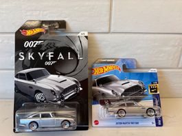 Voitures miniatures Hot Wheels James Bond Aston Martin 2 ...